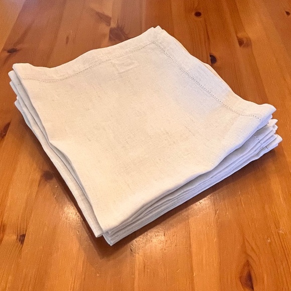 Williams Sonoma 100% Linen Napkins – 12-napkin set, Natural - Picture 1 of 2